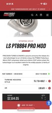 Precision 88mm Turbo. T5t6 4bolt Housing Style. 1.08 Ar. Brand New Precision 88mm Turbo. T5t6 4bolt Housing Style. 1.08 Ar. Brand New