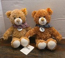 Steiff Teddy Bears Pair Luise 022999 Luca 022975 Buttons Chest Tags Set