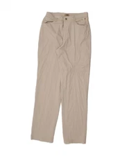 LEE Womens High Waist Straight Casual Trousers US 12 Large W30 L34 Grey CF44