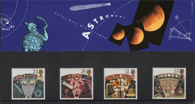 GB Royal Mail Presentation Pack #212, Astronomy