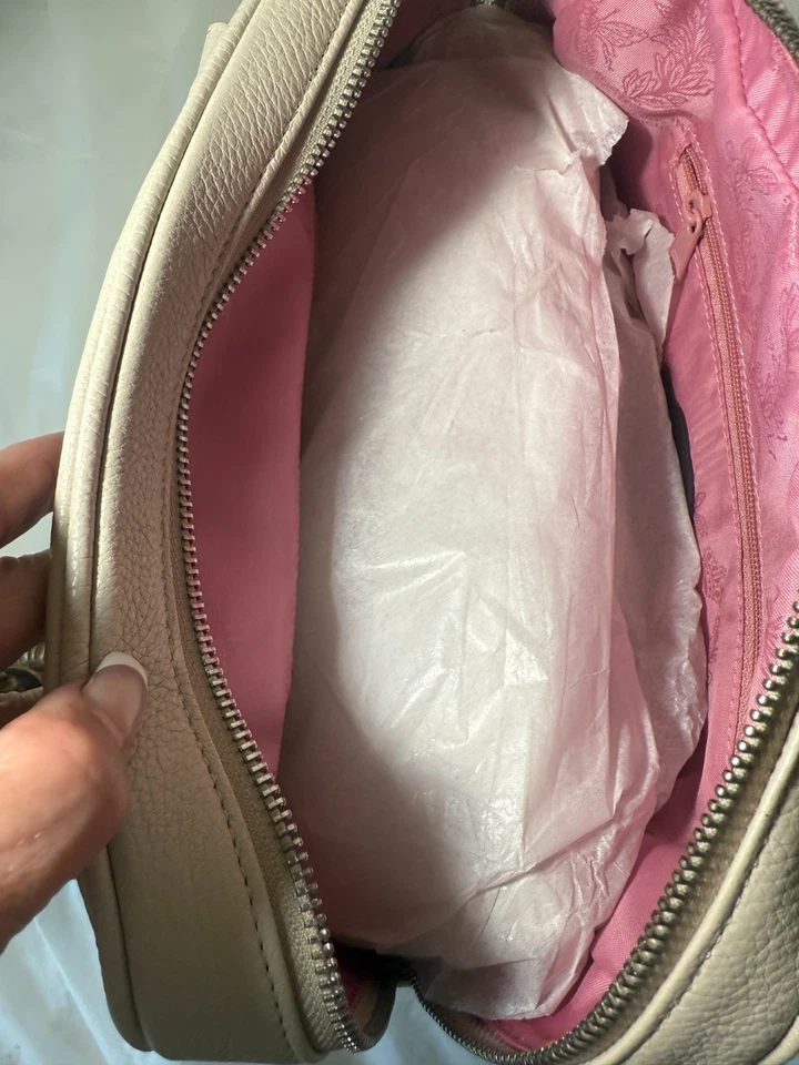 Bolsa satchel My Flat In London corretora cúpula off white nova - Imagem 3 de 4