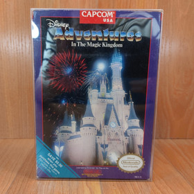 CLEAN BOX CIB Disney Adventures in the Magic Kingdom complete in nintendo nes