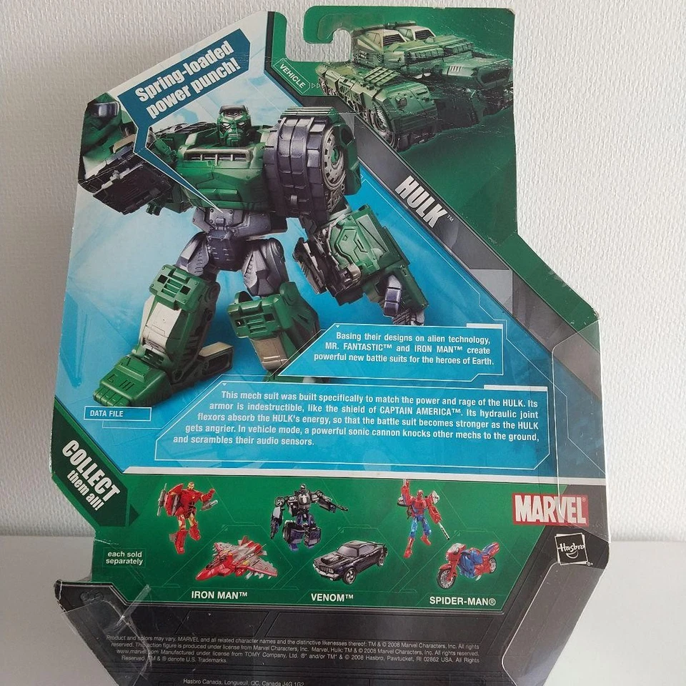 Transformers Marvel Crossover Hulk Figur Ungeöffnet Takara Tomy Spielzeug - Bild 4 von 4