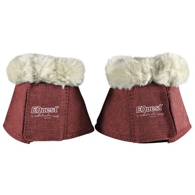 EQuest Hufglocke Melange speziell für Shettys, 2er Set - Bordeaux Huf Pony Pferd