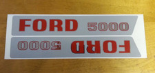 Decal Set For Ford 5000 1965 Thru April 1968. Ford Quality Approved Decals