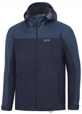 Gore Wear R3 GTX Active Hooded Jacket Orbit Blue Deep Water Blau Blue Grösse M