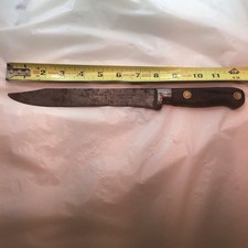 Vtg JOHN POTTERS BEST GERMANY Trapper Bowie Knife *RARE* OLD ANTIQUE BARN FIND