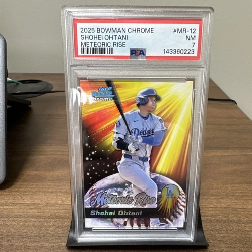 2025 Bowman Chrome Meteoric Rise Shohei Ohtani #MR-12 PSA 7 Los Angeles Dodgers