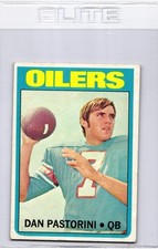 1972 Topps #156 Dan Pastorini ROOKIE RC Houston Oilers