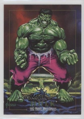 1992 SkyBox Marvel Masterpieces Promos Hulk 2d8