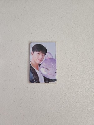 ATEEZ San ANITEEZ Face Plush Cushion Sandeoki With Photo Card | eBay