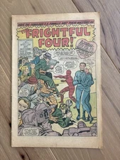 Fantastic Four #36 (Marvel Comics March 1965) COVERLESS First Frightful Four