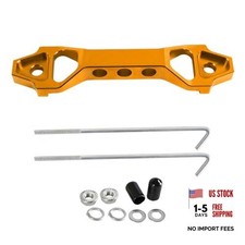 Battery Hold Down Sets, Aluminum Alloy Car Battery Holder Kit with J Golden