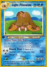 Light Piloswine - 26/105 - Rare - 1st Edition - NM - Neo Destiny on eBay