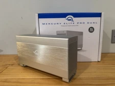 OWC Mercury Elite Pro 2 Bay RAID Enclosure with USB 3.2 ESATA Dual 3.5” HDDs