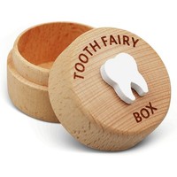 Zahnfee-Box, Niedliche 3D-Geschnitzte HäNgende Zahn-Andenken-Aufbewahrungsb2615