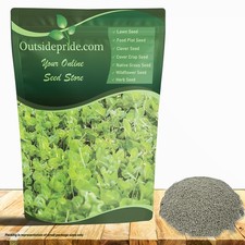 20 LBS - Inoculated White Clover King Deer Food Plot Seed For Planting -