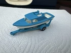 Matchbox Lesney Superfast 9 Boat & Trailer Cabin Cruiser - VERY NEAR MINT