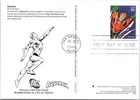 Dr Jim Stamps Fdc Fleetwood 24C Pre Stamped Card Dc Super Heroes Aquaman