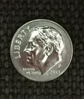 2021 P Roosevelt dime, actual coin in picture, free shipping.