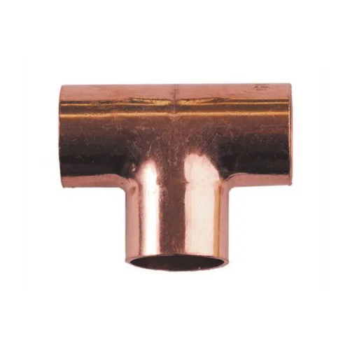 3/8"" Inch Equal Tee, End Feed, Copper, AC / Refrigeration - Lawton