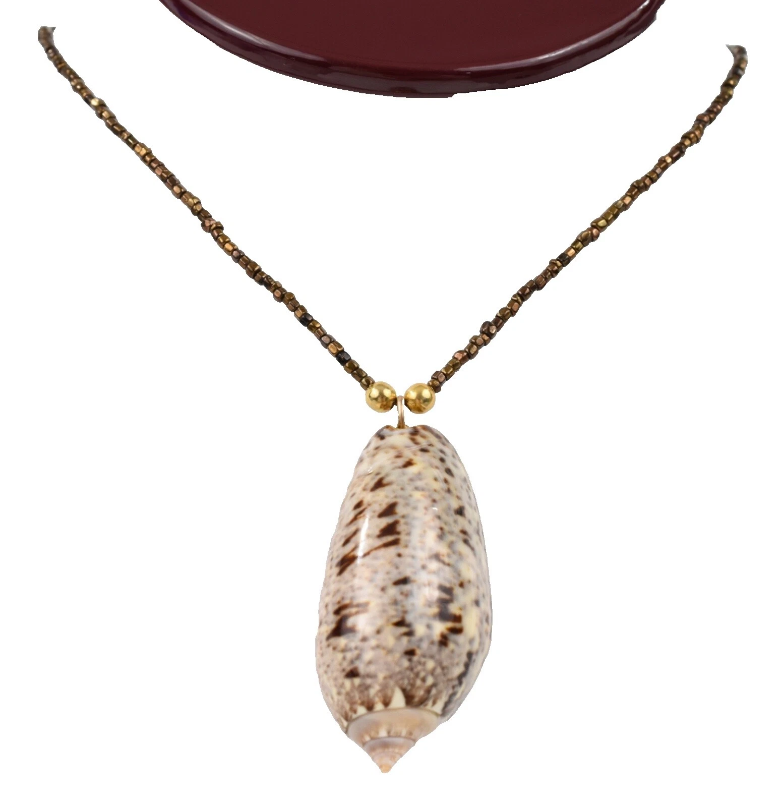 Shell Collares y colgantes hechos a mano con Cuentas de Cristal