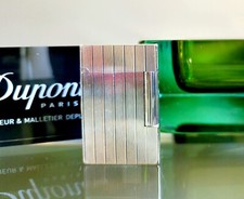 Genuine S.T. Dupont Line 2 Lighter in Silver