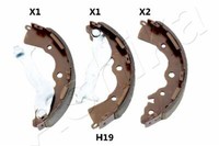 Ashika 55-0H-H19 Bremsbacken Set FüR Hyundai, KIA