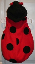 Miniwear Lady Bug Halloween kids Costume sz 12 Months Baby Toddler