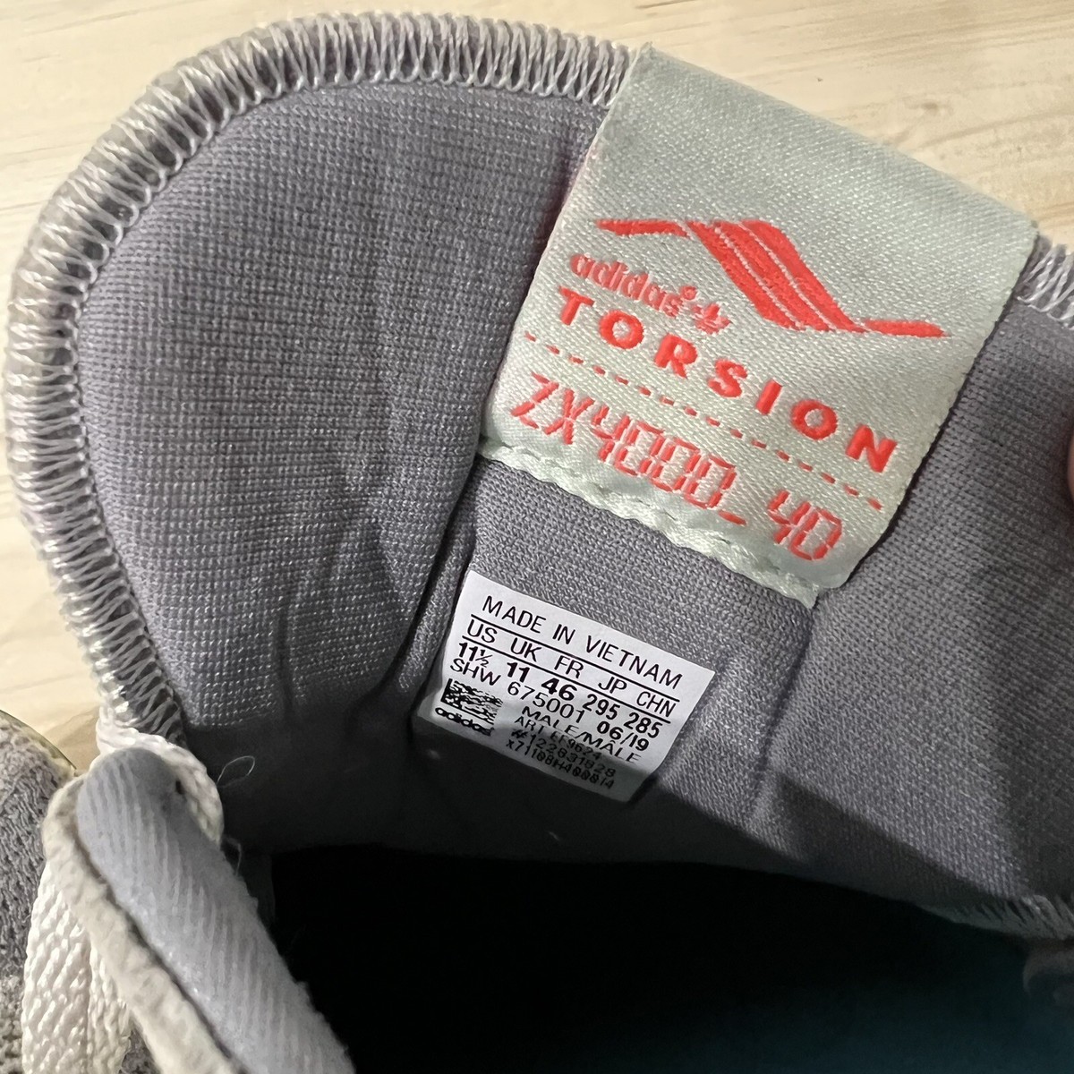 Adidas ZX 4000 4D I Want I Can Torsion Gray Sneakers • Men's Adidas ZX 4000 4D I Want I Can Torsion Gray Sneakers • Men's