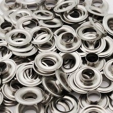 C.S. Osborne Stainless Steel Grommets With Washers #SS-00 (3/16" Hole) 144 Sets