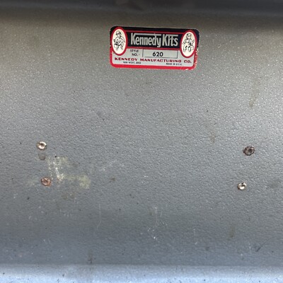 Vintage Kennedy Kits 3 Drawers Tool Box Style No. 620 No Cover No