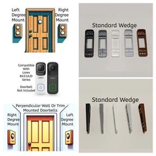 Lorex B451AJD Series 2K Wi-Fi Video Doorbell Compatible Angle Wedge Mount