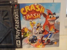 CRASH BASH PlayStation 1 PS1 Game Original Black Instruction Manual Booklet ONLY