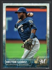 Hector Gomez 2015 Topps Update Series #US229 - Milwaukee Brewers