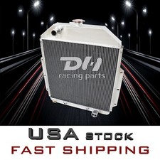 3 Rows Aluminum Radiator For 1942-1952 1950 1951 Ford F1 Pickup Truck Chevy V8 3 Rows Aluminum Radiator For 1942-1952 1950 1951 Ford F1 Pickup Truck Chevy V8