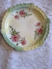 Vintage SEVRES Green  Yellow Roses Decorative Plate 10.75" — photo 3