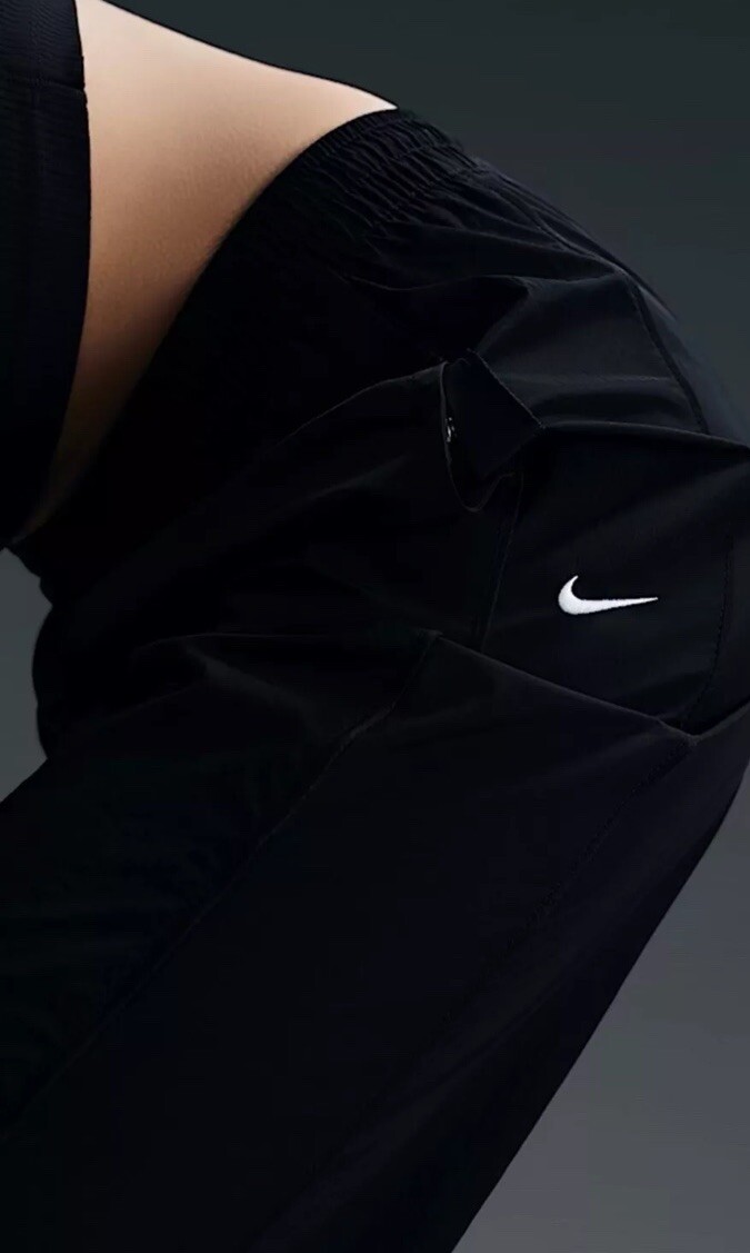 $90 Women's Nike Windrunner High-Waisted Woven Open-Hem Pants