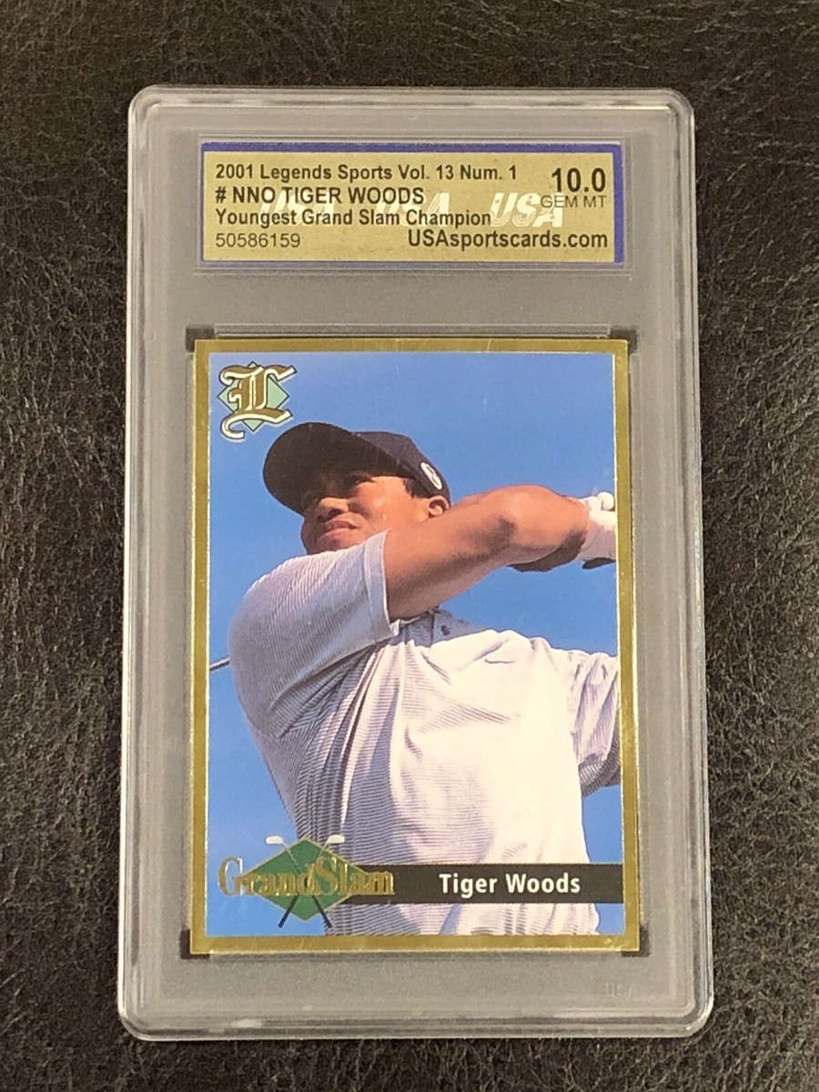 2001 Legends Sports Vol. 13 Num. 1 #NNO Tiger Woods GEM MT