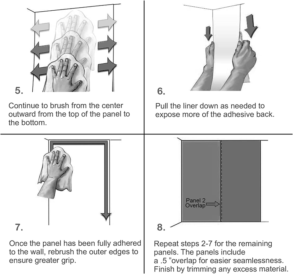 Wall Mural 3D View Pattern Removable Wallpaper Wall Sticker for Bedroom