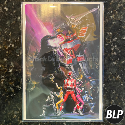 GODZILLA VS MIGHTY MORPHIN POWER RANGERS #1 CLAYTON CRAIN VIRGIN LTD 300 IN HAND