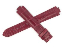 Cartier Paris 8mm x 14mm Burgundy Alligator Leather Watch Band  KD4NAY27 FAK