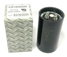 NEW - 145-174 uf Start Capacitor 220 VAC Motor Fan CS145X220 Starting Cap