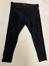 Z17 TU Casual Women Stripped Leggings size 18 Black Pants Workwear Stretchy