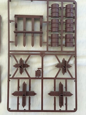 BATTLEFIELD ACCESSORIES TERRAIN Objective Barrel Crate Necromunda Warhammer 40k EUR 36,00 - FR