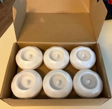 HOMEORY 12 PCS Floating Candles 3 Inch Flameless Plastic Floating tea Lights M10