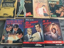 Lot 7 livres romans Policiers