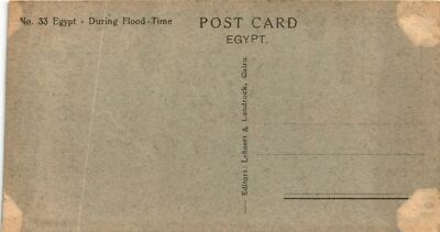 Carte Postale Ancienne Égypte – Roue Irriguante CPA Lehnert & Landrock 145
