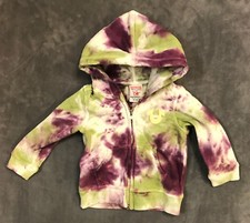 NEW TRUE RELIGION BABY INFANT PAINTED HORSESHOE HOODIE ZIP JACKET SZ 6-12M