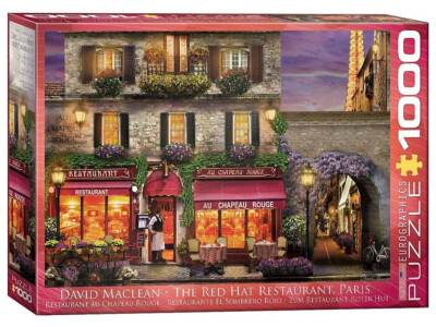 DAVID MACLEAN - THE RED HAT RESTAURANT PARIS - Eurographics 6000-0963  1000 Pcs.